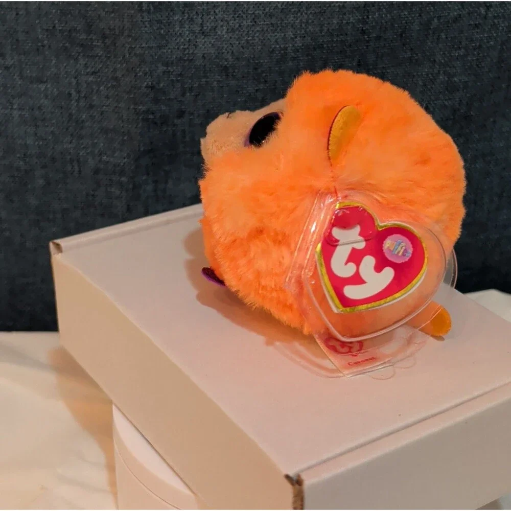 Ty Puffies Coconut The Monkey Plush Toy Orange 3